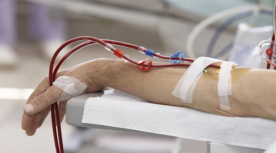 Patient receiving dialysis | Cleveland Clinic London