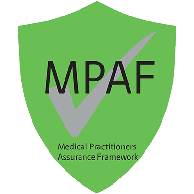 Medical Practitioners Assurance Framework (MPAF) Logo
