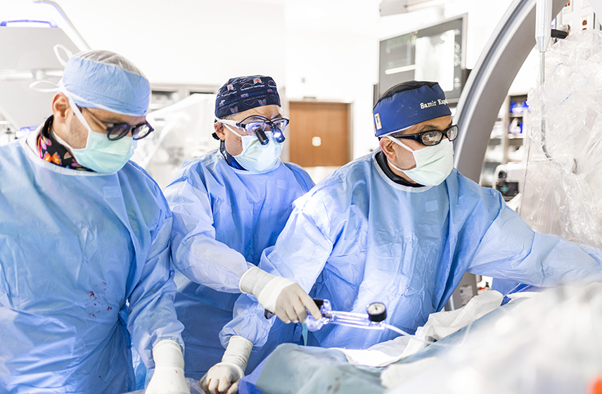 Consultant Cardiologists during heart surgery