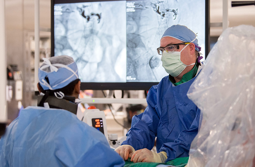 Consultants during vascular surgery
